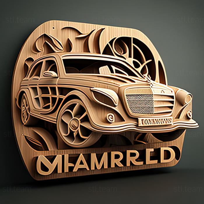 3D model Mercedes Benz C218 (STL)